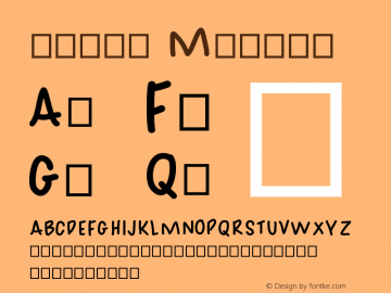 font1 Version 001.000图片样张