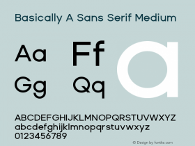 Basically A Sans Serif Medium 1.100图片样张