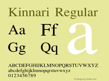 Kinnari Version 003.001图片样张