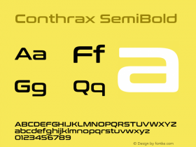 ConthraxSb-Regular Version 1.000图片样张