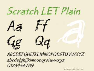 Scratch LET Plain 1.0图片样张