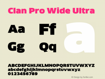 Clan Pro Wide Ultra Version 7.600, build 1030, FoPs, FL 5.04图片样张