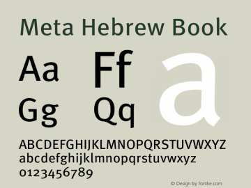 MetaHebrew-Book Version 7.504; 2010; Build 1001图片样张