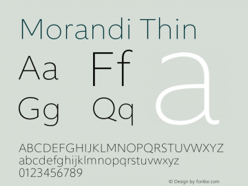Morandi Thin Version 1.22, build 12, s3图片样张