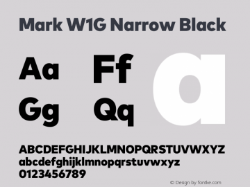 Mark W1G Narrow Black Version 1.00, build 8, g2.6.4 b1272, s3图片样张