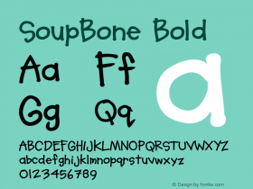 SoupBone Bold 001.000图片样张