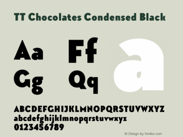 TT Chocolates Condensed Black Version 1.100图片样张