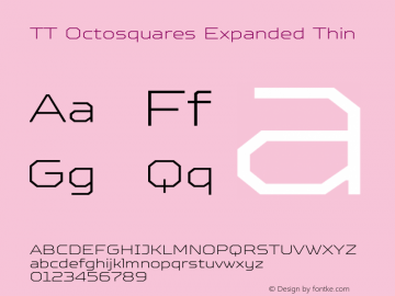 TT Octosquares Expanded Thin 1.000图片样张