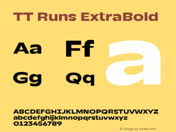 TT Runs ExtraBold Version 1.100.18052021图片样张