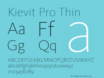 Kievit Pro Thin Version 7.600, build 1030, FoPs, FL 5.04图片样张