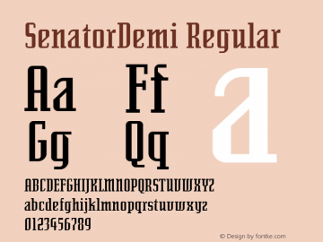 SenatorDemi Regular 001.001图片样张