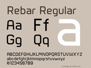 Rebar Regular Version 2.00图片样张