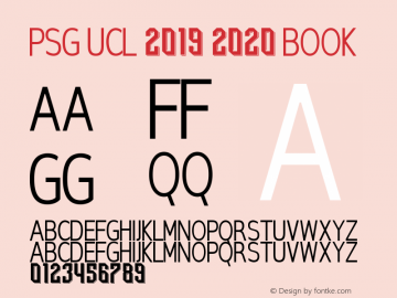 PSG UCL 2019 2020 Book Version 1.00 2019图片样张