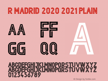 R Madrid 2020 2021 Plain Version 1.00 2020图片样张