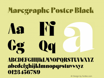 Maregraphe Poster Black Version 1.100 | FoM Demo图片样张