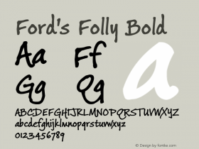 Ford's Folly Bold Version 1.00图片样张