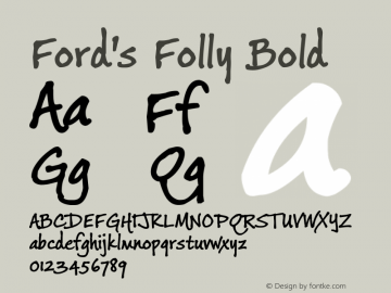 Ford's Folly Bold Version 1.00图片样张