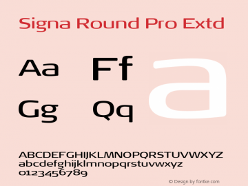 Signa Round Pro Extd Version 7.504; 2017; Build 1023图片样张