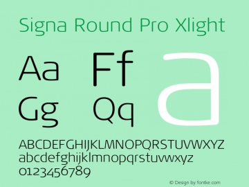 Signa Round Pro Xlight Version 7.504; 2017; Build 1029图片样张