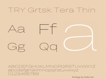 TRY Grtsk Tera Thin Version 1.000图片样张