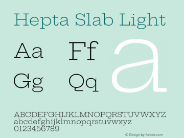 Hepta Slab Light Version 1.102图片样张