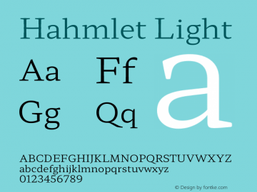 Hahmlet Light Version 1.002图片样张