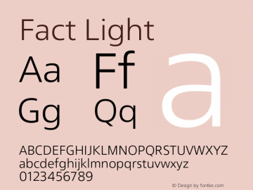 Fact Light Version 1.000图片样张