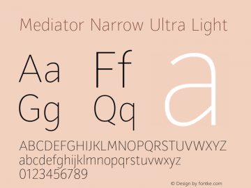 Mediator Narrow Ultra Light Version 1.0图片样张