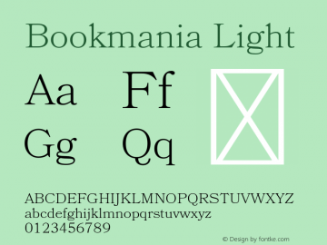 Bookmania Light Version 1.009;hotconv 1.0.109;makeotfexe 2.5.65596图片样张