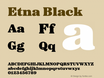 Etna Black Version 1.004图片样张