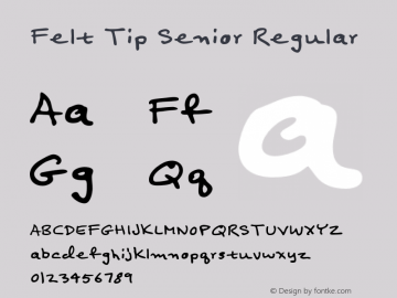 Felt Tip Senior Version 1.004; Felt Tip Senior图片样张