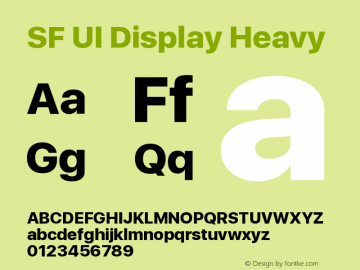 SF UI Display Heavy 11.0d33e2--BETA图片样张