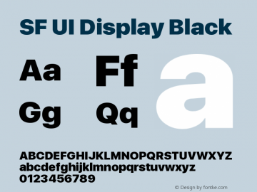 SF UI Display Black 11.0d33e2--BETA图片样张