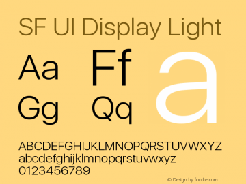 SF UI Display Light 11.0d33e2--BETA图片样张