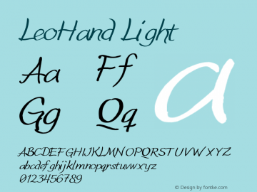 LeoHand-Light Version 001.000图片样张