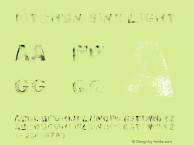 Kitchen Sink Light Version 1.000;PS 001.000;hotconv 1.0.70;makeotf.lib2.5.58329 DEVELOPMENT图片样张