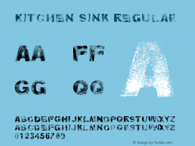 Kitchen Sink Version 1.000;PS 001.000;hotconv 1.0.70;makeotf.lib2.5.58329 DEVELOPMENT图片样张