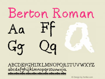 Berton-Roman Version 1.000图片样张