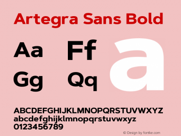 ArtegraSans-Bold Version 1.00;com.myfonts.easy.artegra.artegra-sans.bold.wfkit2.version.4KmJ图片样张