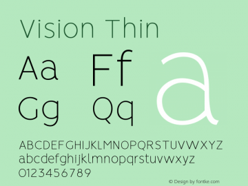 Vision-Thin 1.0图片样张