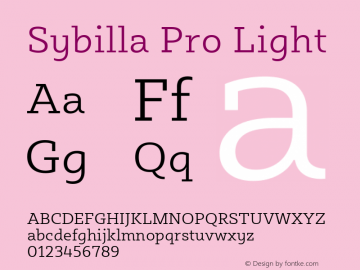 SybillaPro-Light Version 3.700图片样张