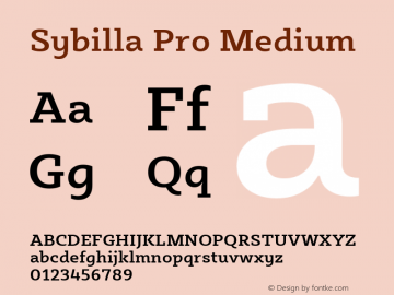 SybillaPro-Medium Version 3.700图片样张