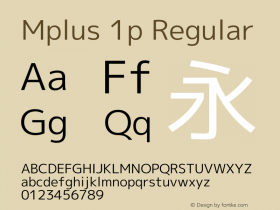 Mplus 1p Version 1.061图片样张