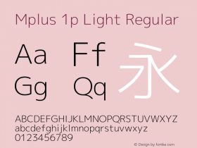 Mplus 1p Light Version 1.061图片样张