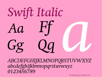 Swift-Italic 002.000图片样张