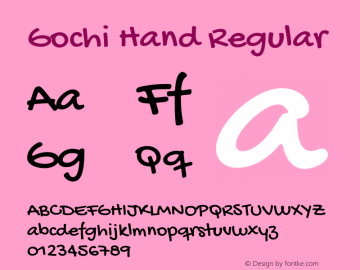 Gochi Hand Version 1.001图片样张