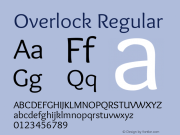 Overlock Regular Version 1.002图片样张
