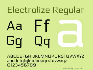 Electrolize Version 1.002图片样张