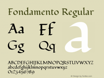 Fondamento Regular Version 1.000图片样张