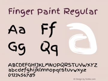 Finger Paint Regular Version 1.002图片样张